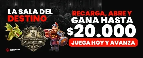 Bono de Bienvenida Real 👑 promotional banner